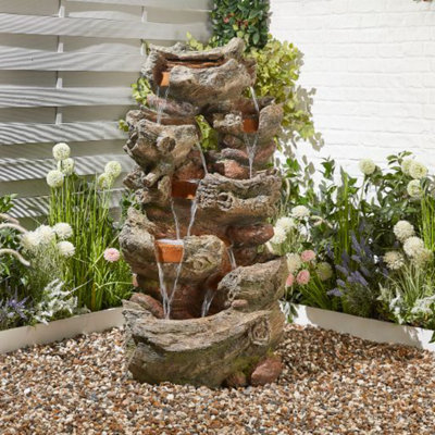 Outdoor Living UK Altico Glengarry Garden Mains Plugin Powered Water Feature from B&Q