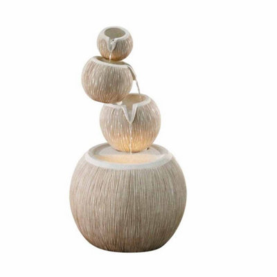 Buttercup Farm Poseidon Water FeatureL53 X W53 X H100 Cm from B&Q