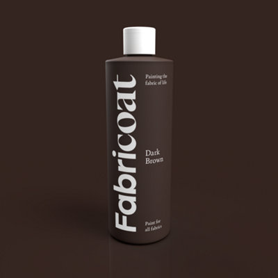 Fabricoat Fabric Paint Dark Brown500Ml from B&Q