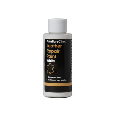 Furniture Clinic Leather Repair Paint & DyeWhite 50Ml from B&Q