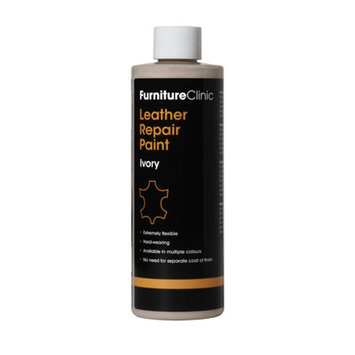 Furniture Clinic Leather Repair Paint & Dye Ivory250Ml from B&Q