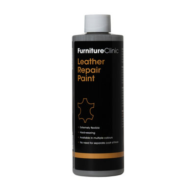 Furniture Clinic Leather Repair Paint & Dye Dark Grey250Ml from B&Q