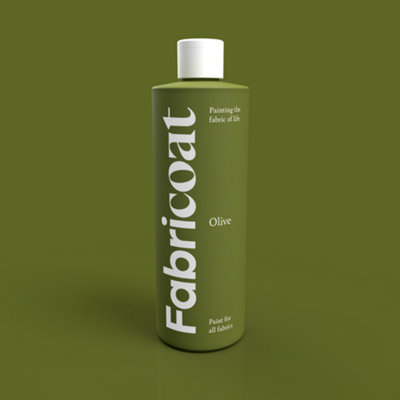 Fabricoat Fabric Paint Olive500Ml from B&Q