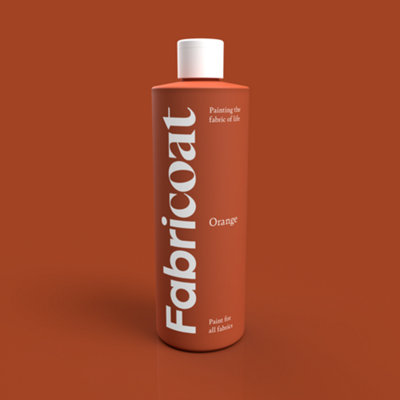 Fabricoat Fabric Paint Orange500Ml from B&Q