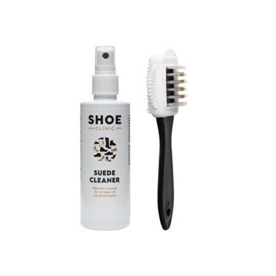 Furniture Clinic Shoe Clinic Nubuck & Suede Cleaner Brush Set from B&Q