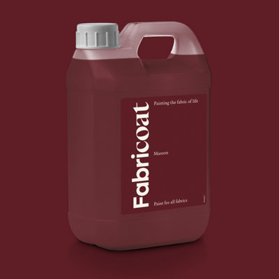 B&Q Fabricoat Fabric Paint Maroon, 2500Ml B&Q