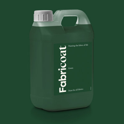 Fabricoat Fabric Paint Green2500Ml from B&Q
