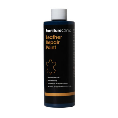 Furniture Clinic Leather Repair Paint & Dye Navy Blue250Ml from B&Q