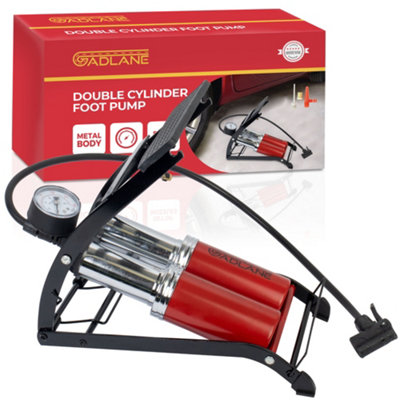 B&Q Gadlane Double Cylinder Foot Pump