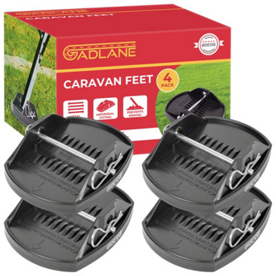 Gadlane Caravan Jack Steady Feet4 Pack from B&Q