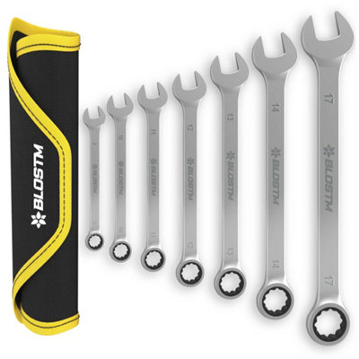  - Blostm Ratcheting Combination Wrench Set