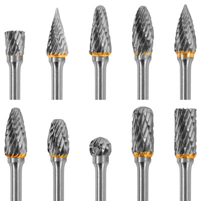 Blostm Rotary Burrs Set10Pcs from B&Q