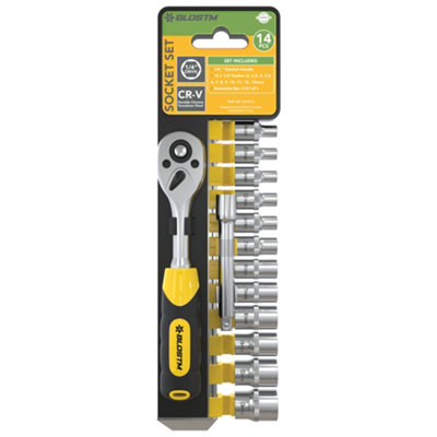  - Blostm 14 Piece Socket Set4-13mm