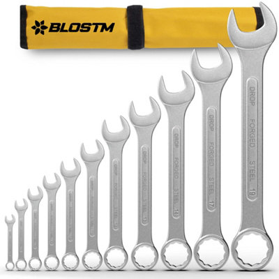 Blostm Combination Spanner Set 11 Piece from B&Q