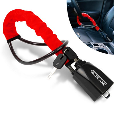 Gadlane Steering Wheel To Seat Belt LockRed from B&Q