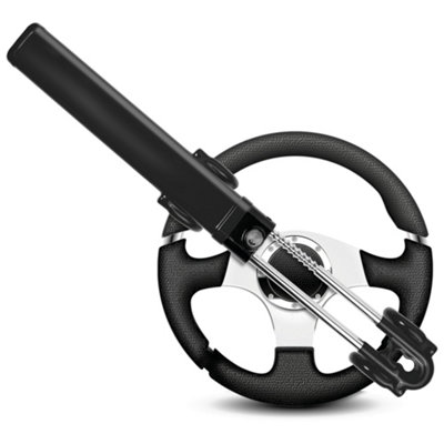Gadlane Twin Bar Steering Wheel LockBlack from B&Q