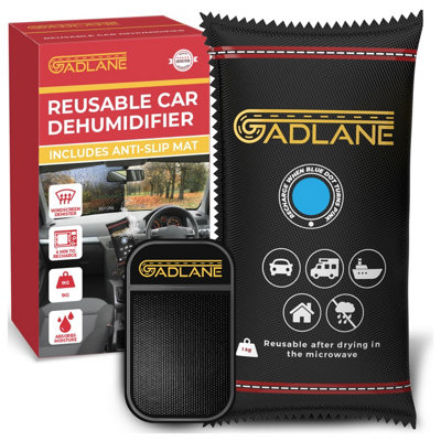 Gadlane Car Dehumidifier 1Kg +Anti-Slip Mat from B&Q