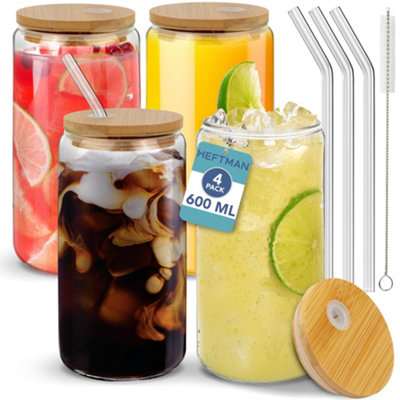 Heftman Glass Cups 20Oz / 600Ml4 Pack from B&Q