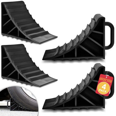 Gadlane Wheel Chocks (Pack Of 4) from B&Q