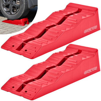 Gadlane Caravan Levelling Ramp Set- Red from B&Q