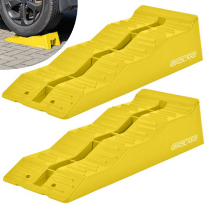 Gadlane Caravan Levelling Ramp Set- Yellow from B&Q