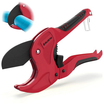 Blostm Plastic Rachet Pipe Cutter Red from B&Q