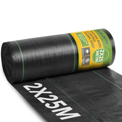 Blostm Woven Weed Control Fabric Sheet 2 X25M from B&Q