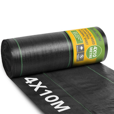 Blostm Woven Weed Control Fabric Sheet 4X10M from B&Q