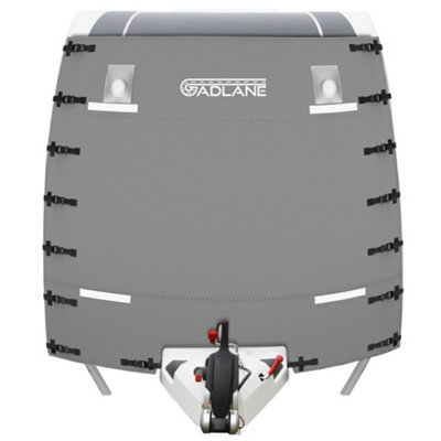 Gadlane Full Caravan Front Towing Cover Universal Protector High Visibility Grey from B&Q