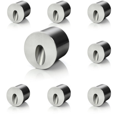 Auraglow Integrated Led Inset Recessed Marker LightRound8 Pack from B&Q