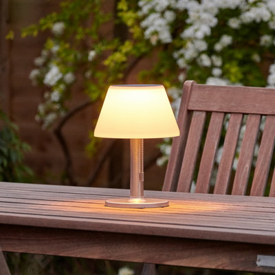 Auraglow Solar Outdoor Table Lamp from B&Q