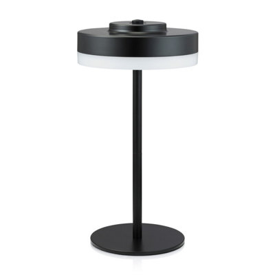 Auraglow Kensington Rechargeable Outdoor Table LampBlack from B&Q