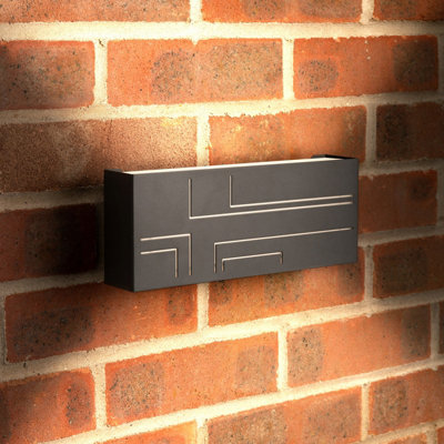 Auraglow Outdoor Integrated Led Wall LightBerio from B&Q