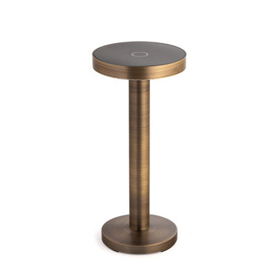 Auraglow Rechargeable Cordless Led Table LampMilanBronze from B&Q