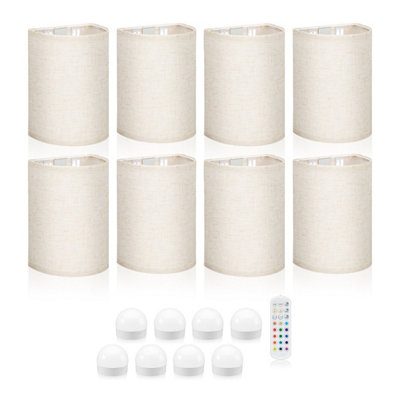 Auraglow Omniance Palazzo Rechargeable Wireless Wall Light With Remote8 Lamps8 Light Sources1 Remote from B&Q