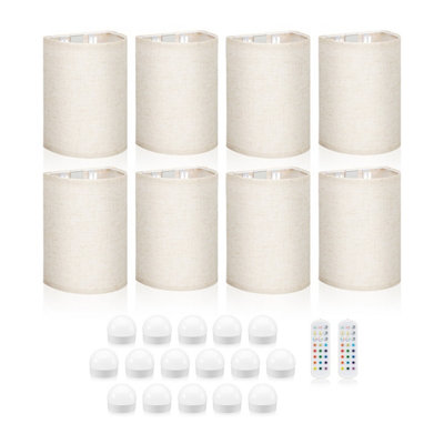 Auraglow Omniance Palazzo Rechargeable Wireless Wall Light With Remote8 Lamps16 Light Sources2 Remotes from B&Q