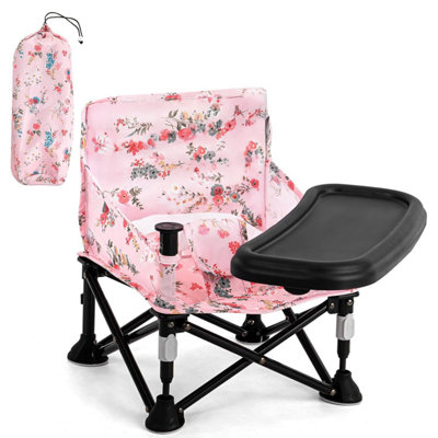  - Ladida Baby Foldable Travel Booster Seat Dining Chair Removable Tray & Bag 306