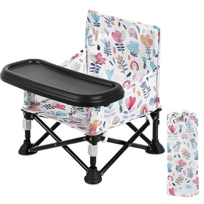  - Ladida Baby Foldable Travel Booster Seat Dining Chair Removable Tray & Bag 305