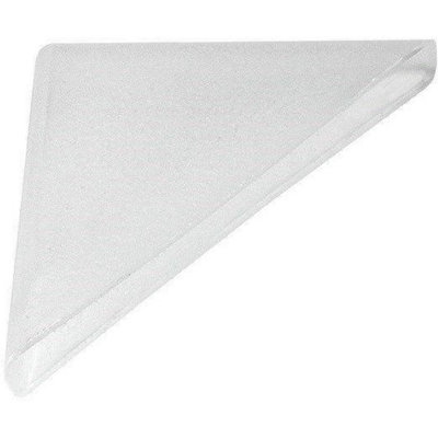 B&Q -  White Semi-Transparent Plastic Corner Protectors For Glass Up To 4mm 20 Pack