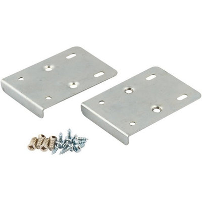 Hafele Cabinet Hinge Mount Repair Plate Kit (2 Pack) from B&Q