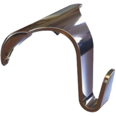 Taskar Large Chrome Heavy Duty Picture Rail Hooks (10 Pack) from B&Q