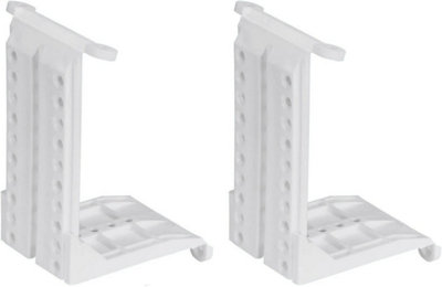 Taskar Sloping Ceiling Adapter Brackets For Sloped Wardrobe And Fascia Boards Pair from B&Q