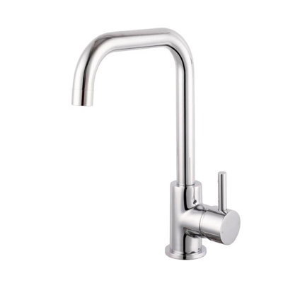 Reginox Salina Chrome Deck Mounted Kitchen Mixer Tap With Square Swivel Spout from B&Q
