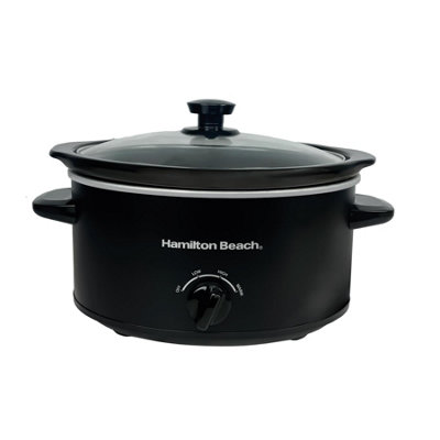 Hamilton Beach 'the Comfort Cook' 3.5L Black Slow Cooker from B&Q