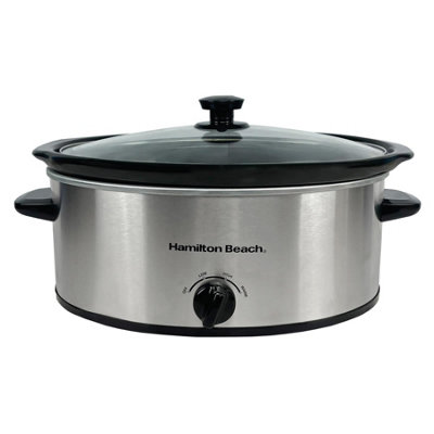 B&Q -  'the Family Favourite' 6.5L Silver Slow Cooker
