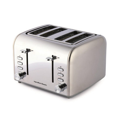Hamilton Beach 4 Slice Toaster Rise Collection Brushed & Polished