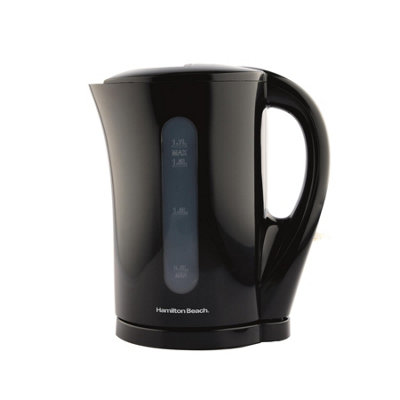 Hamilton Beach Electric Kettle Essentials 1.7L Black from B&Q