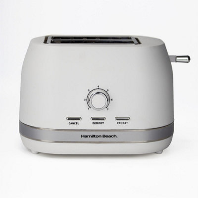 Hamilton Beach Ella 2 Slice Matte Toaster White