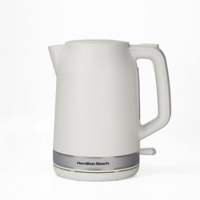 Ella 1.7L Matte White Kettle By Hamilton Beach Hbk3045Mw from B&Q