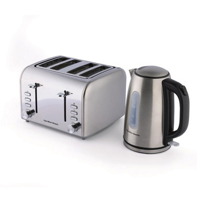 Hamilton Beach Rise Brushed Kettle & 4 Slice Toaster Bundle - Image 5